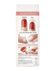 KISS imPRESS No Glue Mani Press On Nails, Design, 'Dorothy', Pink, Short Size, Squoval Shape, Includes 30 Nails, Prep Pad, Instructions Sheet, 1 Manicure Stick, 1 Mini File