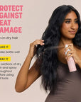 Drybar Hot Toddy Heat Protectant Mist Blanc Scent - Full Size| Lightweight Heat Protectant for Hair protects from Heat & Styling with Curling, Straightening and Styling Irons