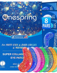Under Eye Patches (8 Pairs) - Revitalises and Refreshes Your Skin, Eye Masks for Eye Bags, Dark Circles, Wrinkles, Collagen Gel Pads, Relieves Pressure - Travel Essentials