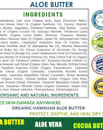 Total Activation Large 8 oz Hawaiian Aloe Vera Cream for Face, Moisturizer to use Day or Night, Anti Wrinkle Aloe Vera Lotion for Skin, Sunburn Relief, and Dry Skin