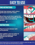 GuruNanda Fresh Floss Dental Picks - Non- Shred Thread with Angled Pick for Effective Plaque Removal - Dentist Recommened - Travel Friendly for Adults & Kids - 60 Pack