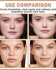 AWCCXMYM CC Cream Cushion Foundation Full Coverage Foundation (Warm Porcelain)