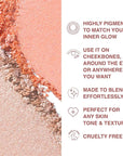 Highlighter Makeup Powder Divine V - Highlighter Powder Powder Highlighter, 0.53 Oz