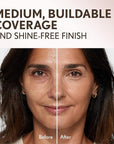 Covergirl Clean Invisible Pressed Powder, Lightweight, Breathable, Vegan Light 135, 0.38oz