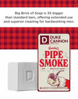 Duke Cannon Holiday Limited-Edition Santa's Pipe Smoke Big Brick of Soap - 10oz Bar, Triple Milled, Supports U.S. Veterans