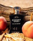 H HABIBI Desert Oud Perfume for Men - 2.5 oz (75ML) Long Lasting Arabian Cologne, Bold Floral Woody Men Perfume, Luxury Fragrance Gift for Special Occasions
