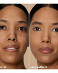 e.l.f. Hydrating Camo Concealer, Covers Blemishes & Under-Eye Circles, Full-Coverage & Delivers A Satin Finish, Vegan & Cruelty-Free, Medium Sand