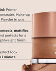 M. Asam Magic Finish Make-Up Mousse (1.01 Fl Oz) – 4in1 Primer, Foundation, Concealer & Powder With Buildable Coverage, Hides Redness And Dark Spots, Vegan, For Light To Medium Skin Tones