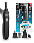 Wahl Pro Series® Rechargeable Eyebrow, Ear & Nose Hair Trimmer for Men – Painless DualTech® Eyebrow Trimmer & Facial Hair Removal Device – Model 3025656