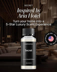 Secret Essential Diffuser Oils Opulent Resort-Style Aroma | Lemon Crème, Peony & White Woods | Premium Fragrance Oil for Ultrasonic & Waterless Diffusers | 4.05 fl oz, 120 mL