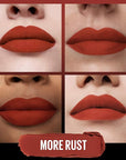 Maybelline Color Sensational Ultimatte Matte Lipstick, Non-Drying, Intense Color Pigment, More Rust, Rusty Red, 1 Count