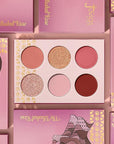 Juvia's Place Palette Blushed Rose - Rosy, Pinks, Rose-Gold, Shades of 6, Professional Eye Makeup, Pigmented Makeup Palette