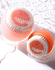 EcoTools Mini Facial Cleansing Brush, Infused with Citrus, Boosts Collagen, Safe for Sensitive Skin, Exfoliates & Clean Pores, Travel Sized, Ecofriendly, Vegan & Cruelty-Free, 2 Count