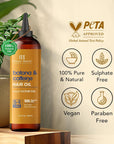 Botanic Hearth Caffeine & Batana Oil for Hair Growth Hair Oil (6.7 fl oz) | Revitalizing and Strengthening Hair Treatment for Fuller, Healthier Looking Hair | Suitable for All Hair Types