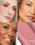 LAURA GELLER NEW YORK Serum Blush Tint, Lightweight Liquid Blush for Cheeks, Weightless Watercolor Sheer Finish, Practical Pink
