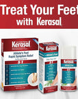 Kerasal 5-In-1 Athlete's Foot Invisible Powder Spray, Athlete's Foot Spray, 2 oz