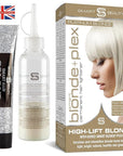 Smart Beauty Platinum Blonde Hair Dye Permanent, with Plex Anti-Breakage Technology that Protects Rebuilds Restores Hair Structure, Permanent Hair Colour, Bleach Hair Dye, Vegan, Cruelty Free