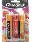ChapStick (1) Pack Lip Balm Sticks Includes: