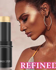 Cream Contour Stick,Shimmer Stick Long Lasting Non-greasy Cream Women(02#)