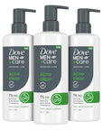 DOVE MEN + CARE Advanced Care Cleanser Acne Clear 3 Count for Acne Prone Skin Face + Body Cleanser with 1% Salicylic Acid 16.9 oz