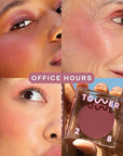 Tower 28 Beauty BeachPlease Cream Blush for Cheeks and Lips - Multi-Purpose Lip and Cheek Tint in Mauve Blush - for Sensitive Skin – Color OFFICE HOURS, Luminous Finish