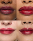 Wonderskin Wonder Blading Lip Stain Peel Off and Reveal Kit - Long Lasting, Waterproof Red Lip Tint, Transfer Proof Natural Makeup Stain Kit (Divine)