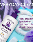 Fairy Tales Daily Cleanse Everyday Kids Body Wash - Soap for Bath or Shower, Body Wash For Kids With Clean and Natural Ingredients, Delicious Pear Citrus Scent – 16 oz. (2 Pack)