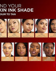 L'Oreal Paris Infallible Skin Ink 2-in-1 Foundation Concealer Hybrid Face Makeup, up to 48HR Transfer-Resistant with Buildable Light to Full Coverage, 325 Tan Warm