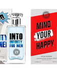 Hybrid & Company Mens 2 Pcs Mind Your Happy Young Into Infinity Eau De Perfum Vaporisateur Natural Spray