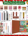 Makeup Advent Calendar 2025, 24 Days Christmas Gift Makeup Sets For Women, UCANBE 2025 Xmas Countdown Calendar Full Makeup Kits Beauty Makeup & Cosmetic For Teens, Girls Gift