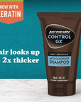 Just for Men Control GX Grey Reducing Shampoo for Textured Hair, Gradual Hair Color for Men with Keratin, 4 Fl Oz - Pack of 1 (Packaging May Vary)