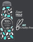 DOVE MEN + CARE 2 in 1 Shampoo Conditioner Eucalyptus + Birch 3 Count For Healthy-Looking Hair Naturally Derived Plant Based Cleansers 20.4 oz