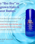 Tend Skin Razor Bump Solution Refillable Roll-On Solution For Unsightly Razor Bumps, Ingrown Hair And Razor Burns, Post Shaving and Waxing Toner for Men and Women, 2.5 Oz