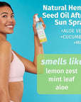 HEMPZ After Sun Cooling Aloe Vera Body Spray, Vegan formula to Soothe and Hydrate Sunburn, 8.5 oz.