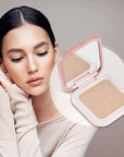 MEICOLY Contour Palette,Shimmer Highly Pigmented Face Powder,Silky Smooth Soft Grey