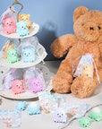 24 Sets Baby Shower Bear Lip Supplies