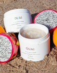 OUAI Scalp & Body Scrub, St. Barts - Exfoliating Body Scrub with Sugar & Coconut Oil Blend for Smooth, Moisturized Skin - Gentle Scalp Scrub for Removing Product Build Up (8.8 Oz)