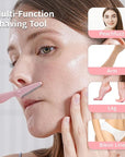 Dorco Tinkle Everglow, 12 Razors (4 Packs of 3), Eco-Friendly Dermaplaning Tool, Multipurpose Eyebrow Razor & Face Shaver