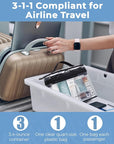 Bagsmart tsa approved toiletry bag,