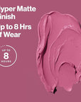 Revlon Ultra HD Lip Mousse Hyper Matte, Longwearing Creamy Liquid Lipstick in Pink, Dusty Rose (800), 0.2 oz