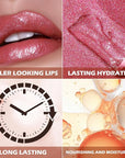 FOCALLURE Glitter Lip Gloss,High Shine Shimmer Lipstick,Long Lasting Plumping Lipgloss,Hydrating,Moisturizing,Non-Sticky and Lightweight Formula for Lip Color,Serein