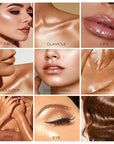 Shimmer Body Oil-Golden Brown Face Brighten Pearl Highlighter