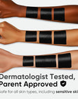 Blue Squid PRO Black Face Paint Stick - Waterproof Body Paint for Adults & Kids Eye Black Baseball, Eyeblack Softball - Vegan Hypoallergenic Twist-Up Non-Toxic Makeup Stick for Cosplay, Sports & SFX