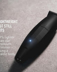 Bevel Beard Travel Trimmer SE for Men - Lightweight Cordless Mustache Trimmer, 4 Hour Rechargeable Battery Life, Tool Free Adjustable Zero Gapped Blade, Barber Supplies, Black (Packaging May Vary)