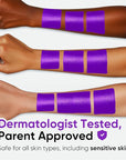 Blue Squid PRO Purple Face Paint Stick - Waterproof Body Paint for Adults & Kids Colored Eye Black Baseball, Eyeblack Softball -Hypoallergenic Twist-Up Non-Toxic Makeup Stick for Cosplay, Sports & SFX