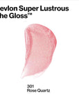 Revlon Super Lustrous Lip Gloss, Non-Sticky, Hydrating, High Shine Finish, 301 Rose Quartz, 0.13 oz
