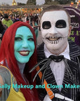 Go Ho Teal Face Body Paint Stick,Water Based Washable Face Paint Stick,Non-toxic Full-coverage Cream Teal Body Paint for Adults Children Halloween Sally Mermaid Skeleton Cosplay SFX Makeup