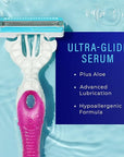 Schick Hydro Silk Ultimate Pubic Skin Protection, Disposable Razors for Women Sensitive Skin | Pubic Hair Razor for Women, Bikini Razor, Womens Razors Bikini Line, 3ct
