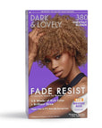 SoftSheen-Carson Dark and Lovely Fade Resist Rich Conditioning Hair Color, Permanent Hair Color, Up To 100 percent Gray Coverage, Brilliant Shine with Argan Oil and Vitamin E, Chestnut Blonde