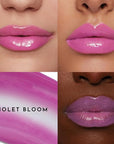 Women's Forget The Filler Lip Plumper Line Gloss, Violet Bloom, Purple, 0.11 Fl Oz (Pack of 1)